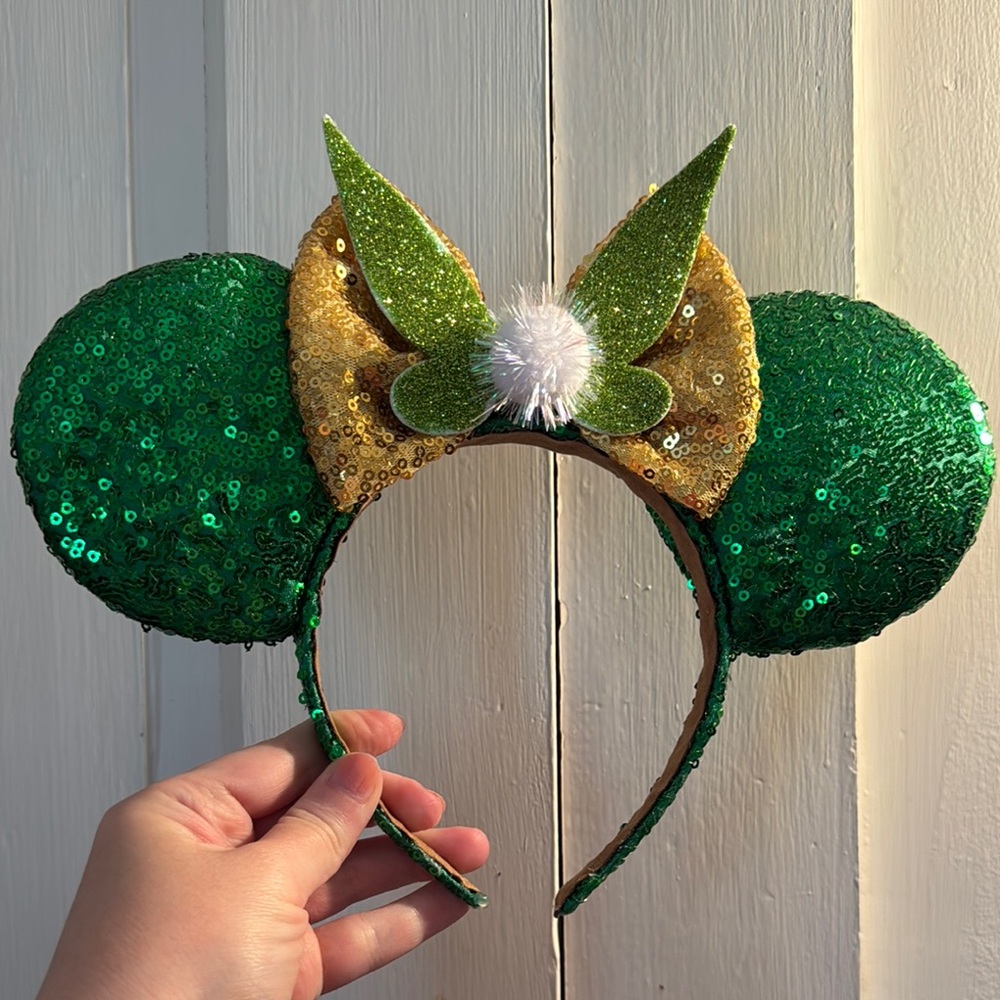 Disney Handmade Tinker Bell Minnie Ears